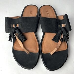 Gentle Souls Ottie Black Sandals 7